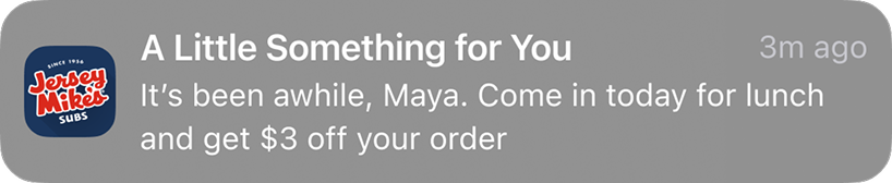 Push notification